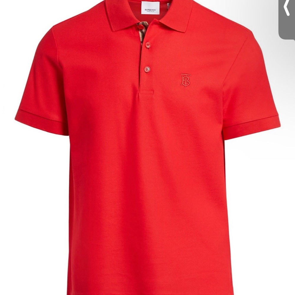 100% AUTHENTIC Red Mens Burberry shirt
